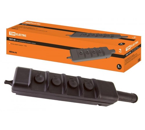 Пост кнопочный ПКТ-40 на 4 кнопки с ключом IP30  SQ0706-0005  TDM