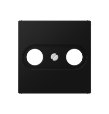 Крышка для телевизионной розетки; термопласт; черный матовый  A561BFPLTVSWM  Jung