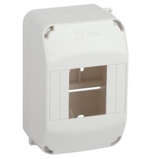 Корпус пластиковый навесной  SIMPLE КМПн 1/4 IP20 белый   Б0062282  ЭРА