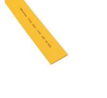 Трубка термоусаживаемая ТУТ 18,0/9,0мм, желтая, упаковка 50 шт. по 1м,  55-1802  PROconnect