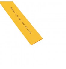 Трубка термоусаживаемая ТУТ 18,0/9,0мм, желтая, упаковка 50 шт. по 1м,  55-1802  PROconnect