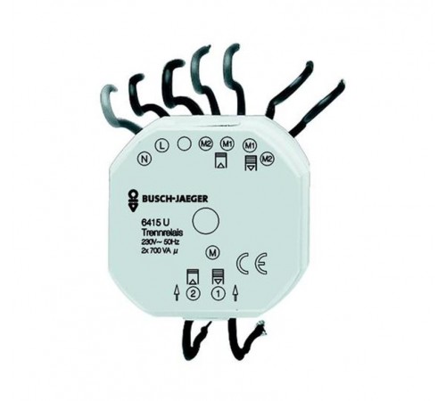 Реле разделительное для механизма управления жалюзи 6411 U, 6411 U/S и 6454 U-10x  6410-0-0395   2CKA006410A0395  ABB