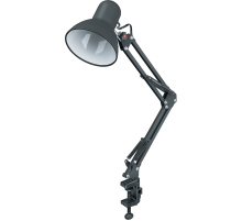 Светильник настольный NDF-C012-60W-BL-E27 на струбцине, черный, Е27  61645  Navigator