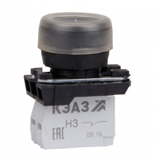 Кнопка КМЕ4602м-черный-0но+2нз-цилиндр-IP65-КЭАЗ  332056  КЭАЗ