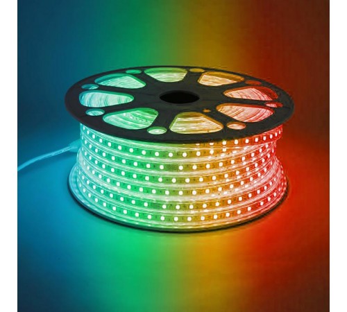 Лента светодиодная LS706 60SMD (5050)/м 11Вт/м 220V IP65, длина 50м, RGB  32718  FERON
