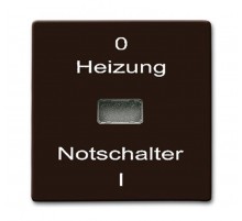 Клавиша для мех. 1-клавишного выкл./перекл./кнопки, с красной линзой, "HNS", серия Allwetter 44, цвет коричневый  1731-0-1956   2CKA001731A1956  AB