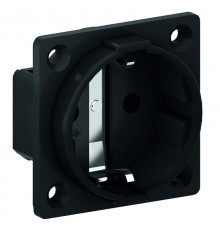 Розетка панельная Schuko 2р+Е 16А черная IP20 I 714-Bals I Bals