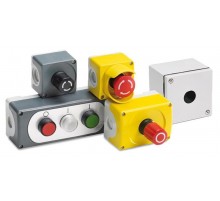 Пост кнопочный CEPY1-2001 с защитным кожухом с кнопкой ГРИБОК 2 НЗ отп.вытягиванием1SFA619821R2001 ABB