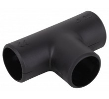 Тройник соедин. для трубы 16мм разъемн.,черный  Т01216Ч  Рувинил