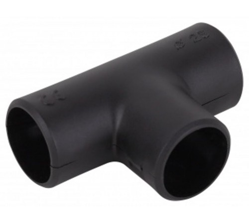 Тройник соедин. для трубы 20мм разъемн.,черный  Т01220Ч  Рувинил