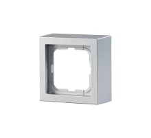 Рамка 1 пост, Impressivo, наружный монтаж, алюминий  1721S85-83   2TKA000300G1  ABB