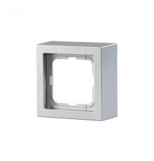 Рамка 1 пост, Impressivo, наружный монтаж, алюминий  1721S85-83   2TKA000300G1  ABB