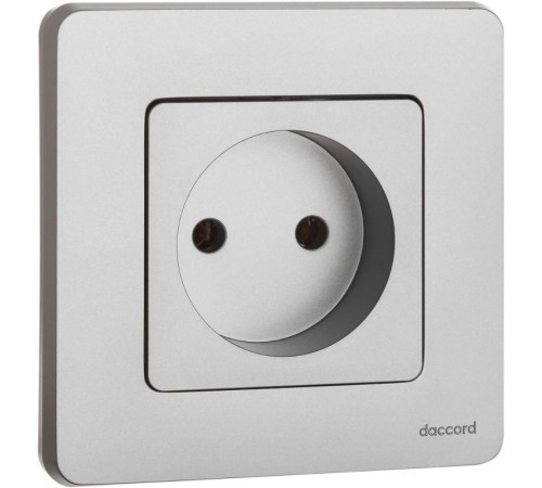 Inspiria Алюминий Розетка без заземления С/У без рамки  673712  Legrand