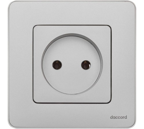 Inspiria Алюминий Розетка без заземления С/У без рамки  673712  Legrand