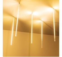 Светодиодная гирлянда ARD-ICEFALL-CLASSIC-D12-500-5PCS-CLEAR-72LED-LIVE WARM (230V, 6W)  026050  Arlight