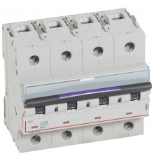 Выключатель автоматический четырехполюсный DX3 25А C 50кА (6 мод)  410176  Legrand