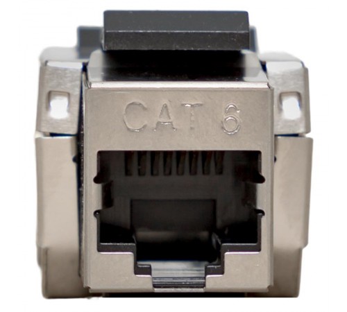 Модуль Keystone розеточный TERACOM PRO Cat.6 RJ-45 экранированный FTP 110 IDC 90 градусов  TRP-KSTN-SOCK-90D-6FTP  EKF