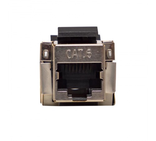 Модуль Keystone розеточный TERACOM PRO Cat.6 RJ-45 экранированный FTP 110 IDC 90 градусов  TRP-KSTN-SOCK-90D-6FTP  EKF