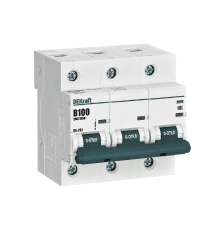 Автоматический выключатель 3Р 100А х-ка B ВА-201 10кА  13043DEK  DEKraft