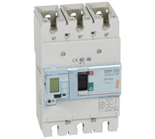 Автоматический выключатель DPX3 250 - эл. расц. - 25 кА - 400 В~ - 3П - 40 А  420302  Legrand