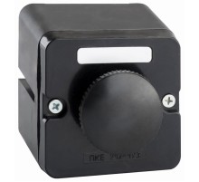 ПКЕ 212-1 У3, 10А, 660В, 1 элемент, чёрный гриб, накладной, IP40, пост управления (ЭТ)  ET519066  Электротехник