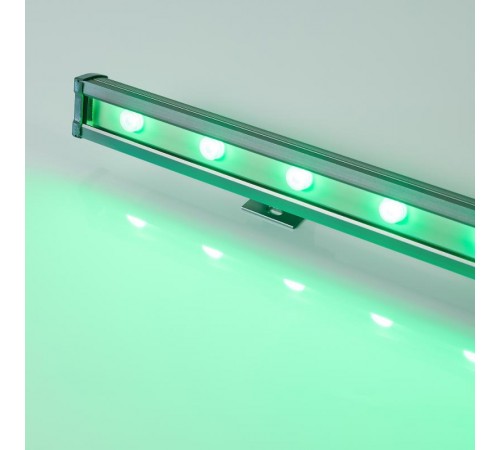 Прожектор светодиодный архитектурный AR-LINE-1000L-48W-24V RGB-Day4000 (Grey, 15x45 deg, DMX512)  027282  Arlight