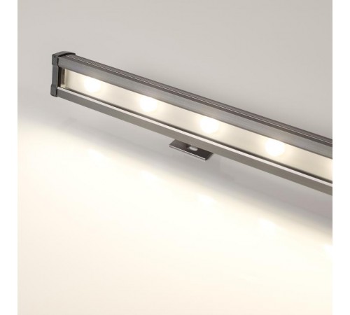 Прожектор светодиодный архитектурный AR-LINE-1000L-48W-24V RGB-Warm3000 (Grey, 15x45 deg, DMX512)  027958  Arlight