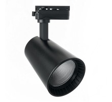 Светильник трековый светодиодный на шинопровод 30W, 2700 Lm, 4000К, 35 градусов, черный, AL100  41608  FERON