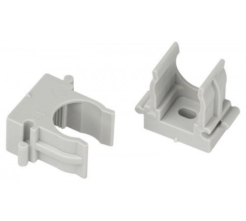 Крепеж клипса для труб  CLIP-16-G-MP d 16мм серый для монтажного пистолета (прямой монтаж) 100шт CLIP-16-G-MP  Б0062103  ЭРА