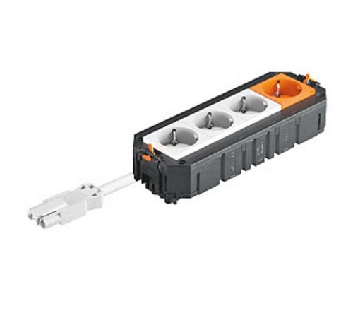 Коробка монтажная укомплектованная UT4 GST18i (3+1 розетки) с кабелем  7404684  OBO Bettermann