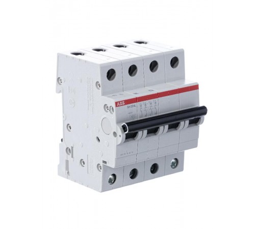 Выключатель автоматический четырехполюсный SH204L 20А C 4,5кА (SH204L C20)  2CDS244001R0204  ABB