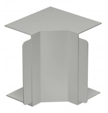 Крышка внутреннего угла кабельного канала WDK 80x170 мм (ПВХ,серый) (WDK HI80170GR)  6024467  OBO Bettermann