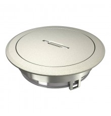 Лючок GES R2T 40х140 мм (для монтажных оснований, никелир.) с тубусом (GES R2T Ni)  7408860  OBO Bettermann