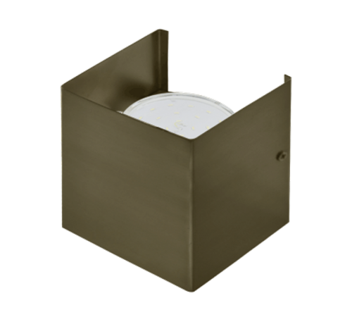 Светильник накладной односторонний GX53S-WALL 1BR под лампу GX53 230B бронза  4690612024448  IN HOME