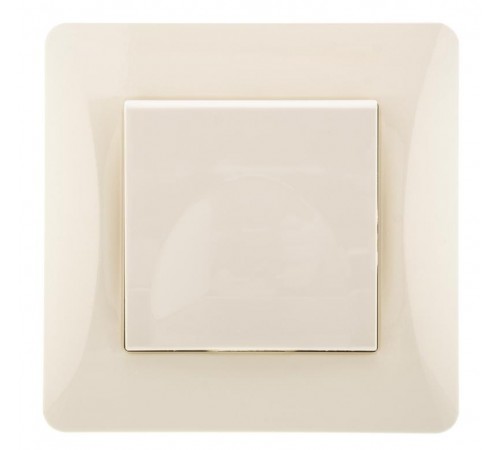 Ugra Розетка 1-ой с/з с з/ш и крышкой, СУ , 16А, 250В, беж  С11Р91-003  GUSI Electric