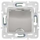 SKANDY Розетка з/к/ш с крышкой 16А IP44 SK-R11N никель  SK-R16-16-44-K50  IEK
