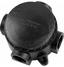 Коробка распределительная КЭМ 1-10-4Б монтажная , 4-х рожковая, 380V, 110х48х110, черный  29850  FERON