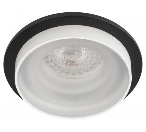 Cветильник встраиваемый декоративный DK95 BK MR16 GU5.3 черный  Б0055591  ЭРА