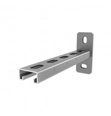 Консоль СТРАТ 41х21, база 100, толщ. 2,0 мм, гальван. цинк, 874501  КС-41х21х100-2,0-ЭЦ   Ostec