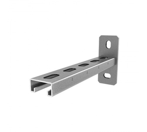 Консоль СТРАТ 41х21, база 500, толщ. 2,0 мм, гальван. цинк, 874505  КС-41х21х500-2,0-ЭЦ   Ostec