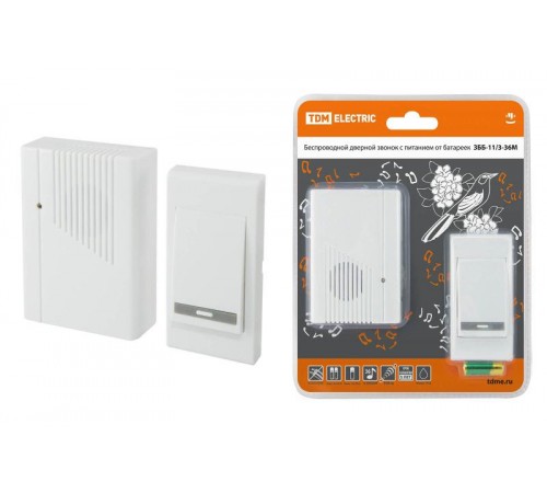 Звонок ЗББ-11/3-36М (беспр., бат.)   SQ1901-0003  TDM