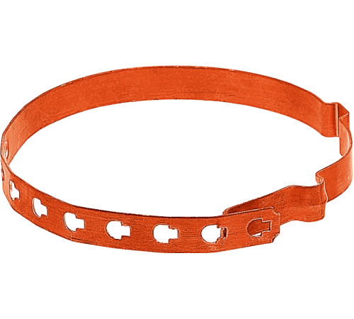 Держатель проводника круглого 8 мм для водосточных труб 80-120 мм, медь91060Ezetek