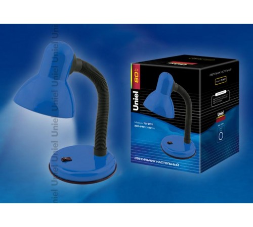 Светильник настольный TLI-201 цоколь E27 синий  00452  Uniel