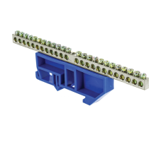 Шина "N" 63.24 (DIN изолятор) никель EKF PROxima  sn1-63-24-d  EKF