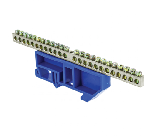 Шина "N" 63.24 (DIN изолятор) никель EKF PROxima  sn1-63-24-d  EKF