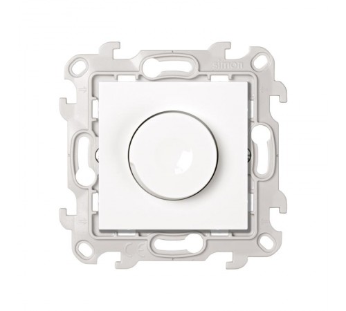 Светорегулятор LED поворотно-нажимной проходной 6-60Вт 230В белого цвета S24 Harmonie  2412313-030  Simon