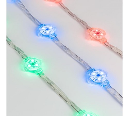 Модуль управляемый VISOR-SPI-5060-3-12V RGB 120deg (D30x16mm, 0.75W, IP68)  029377  Arlight