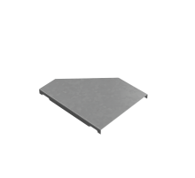 Крышка переходника левого 50-150 мм "ПЛЮС" HD  KPDplus50-150-L HD   КМ-профиль