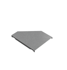 Крышка переходника левого 50-150 мм "ПЛЮС" HD  KPDplus50-150-L HD   КМ-профиль