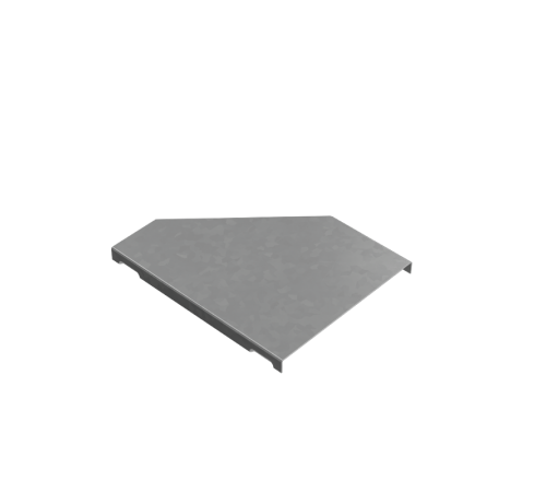 Крышка переходника левого 50-150 мм "ПЛЮС" HD  KPDplus50-150-L HD   КМ-профиль